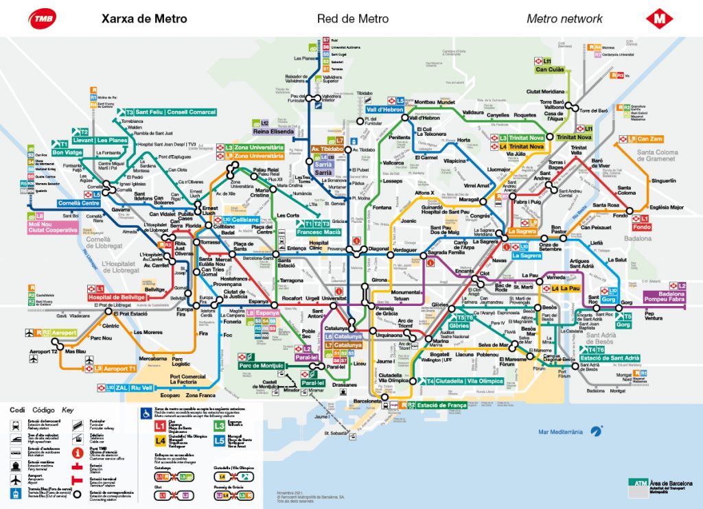 Mapa xarxa de metro