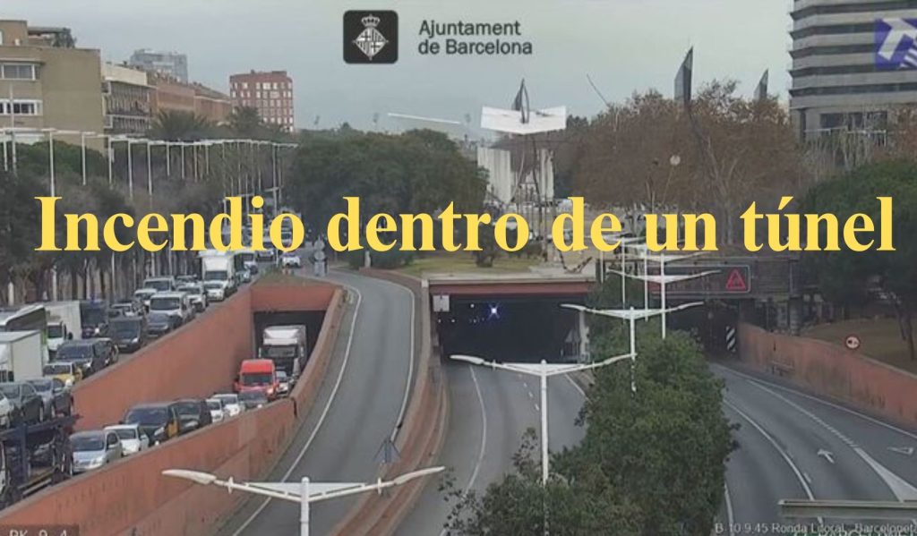 Incendio dentro de un túnel - 1