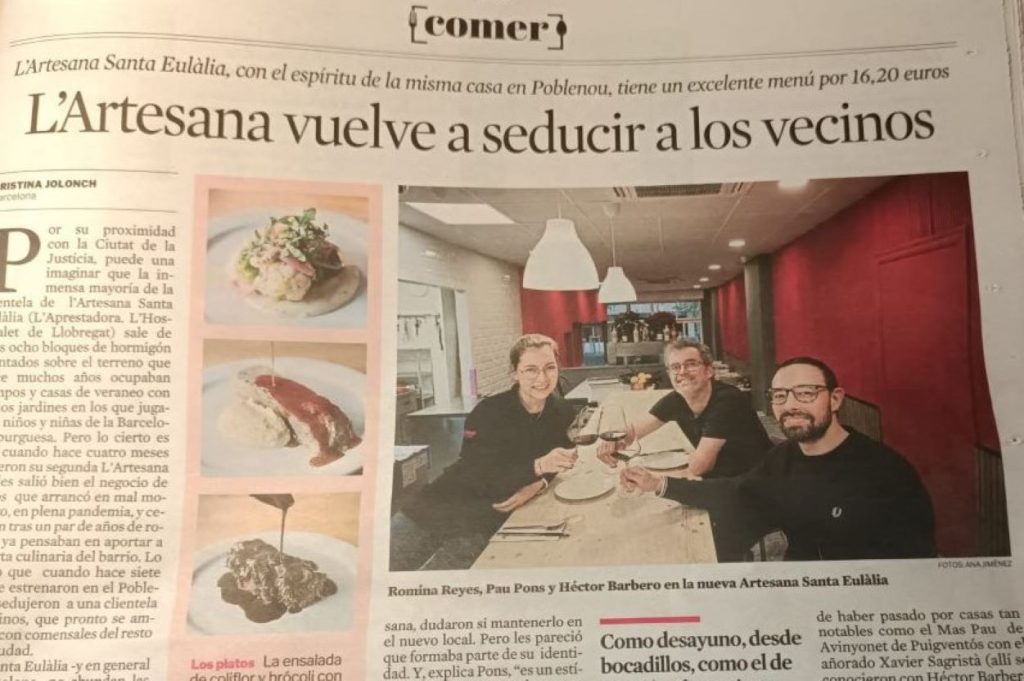 LA VANGUARDIA PORTADA